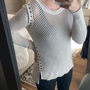 Cream Rock & Republic Sweater